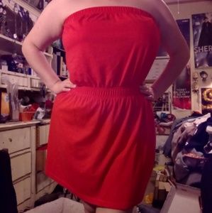 Red/orange summer dress